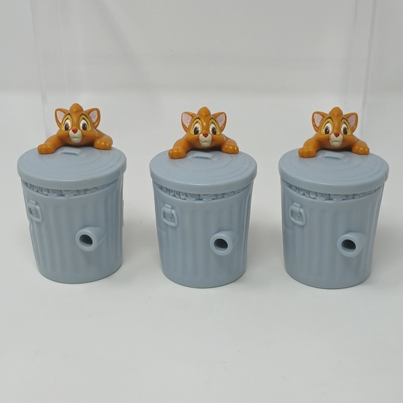 Vintage Oliver & Company Burger King Kids Club McDonalds Happy Meal Toy Lot Of 7 - Picture 12 of 13